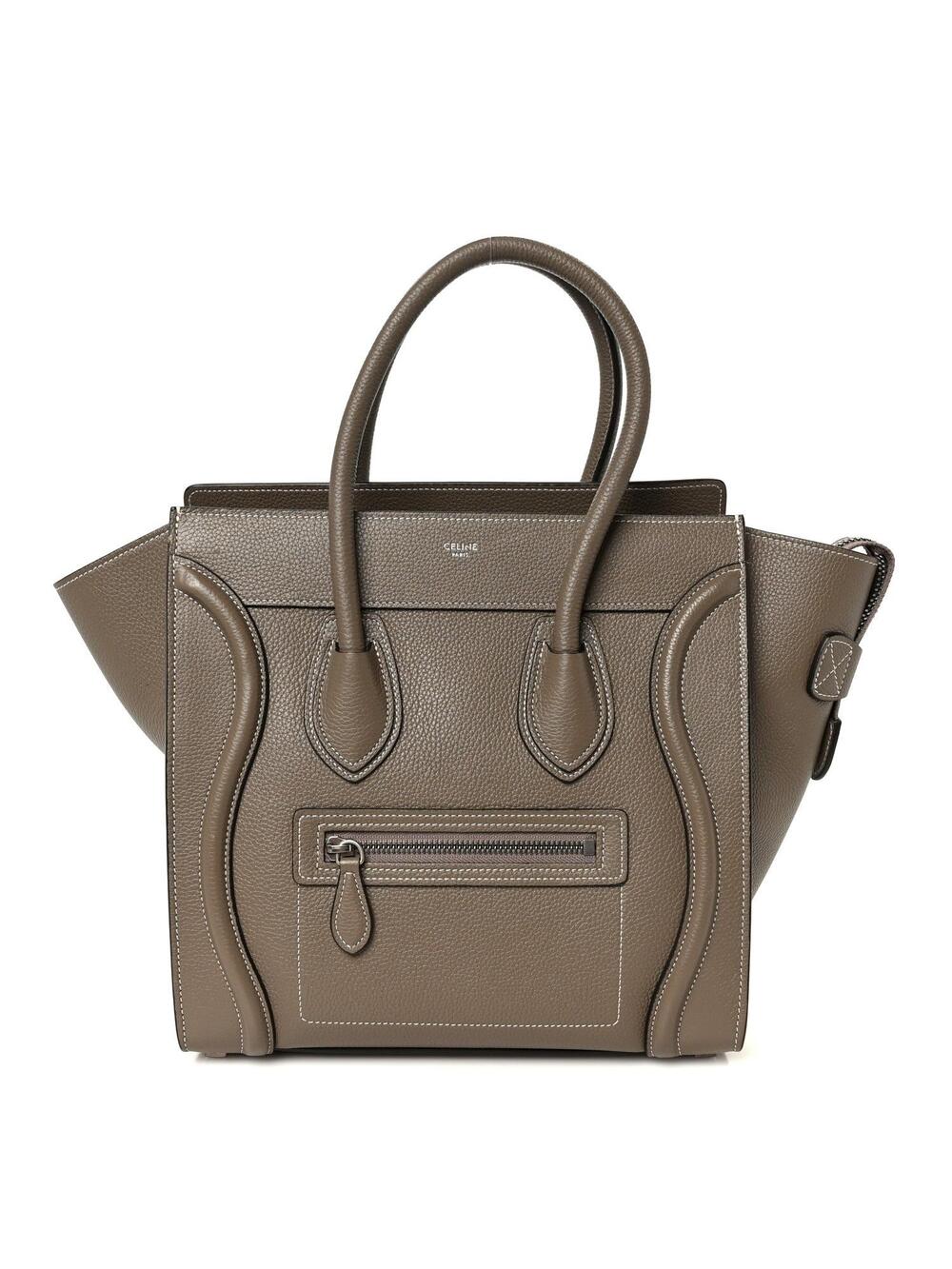 Celine Drummed Calfskin Micro Luggage #343773C11B